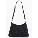 Black Polyethylene Women Handbag