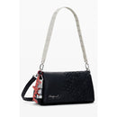 Black Polyethylene Women Handbag