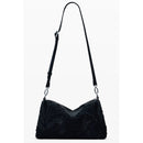 Black Polyethylene Women Handbag