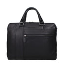 Black Leather Business And Laptop Bags
