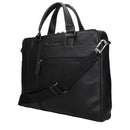 Black Leather Business And Laptop Bags