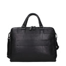 Black Leather Business And Laptop Bags