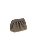 Bios suede Clutch Bag