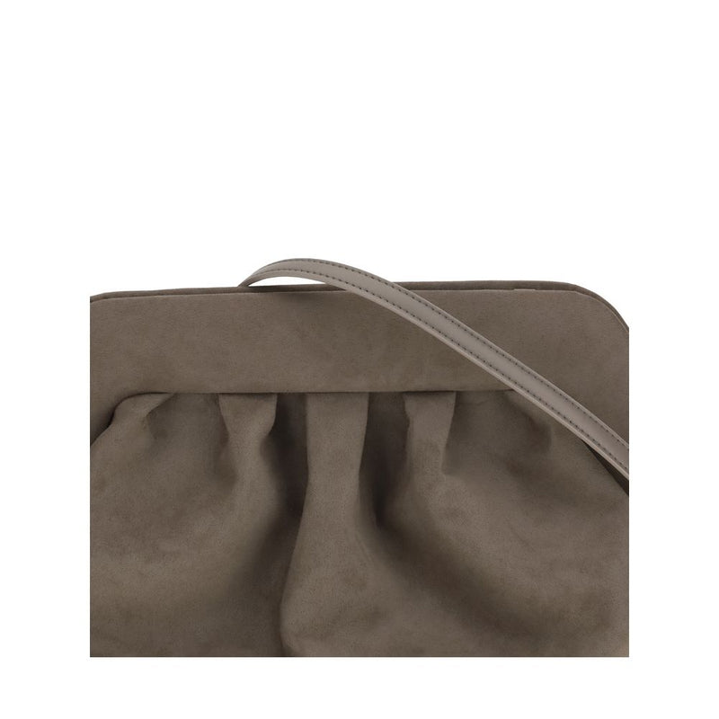 Bios suede Clutch Bag