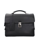 Black Leather Business And Laptop Bags