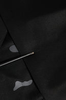 Black Camouflage Round Neck Sweatshirt Sweater