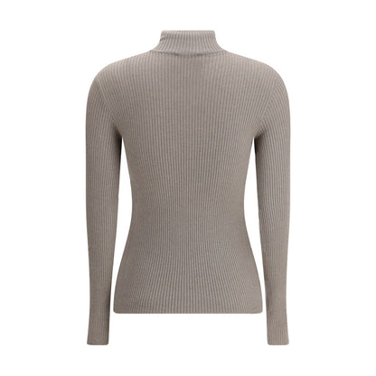 Zipped high neck Top
