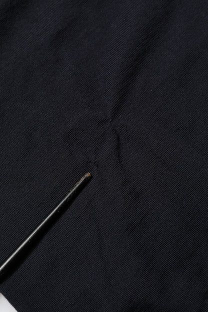 Black Cashmere Knit V-Neck Pullover Sweater