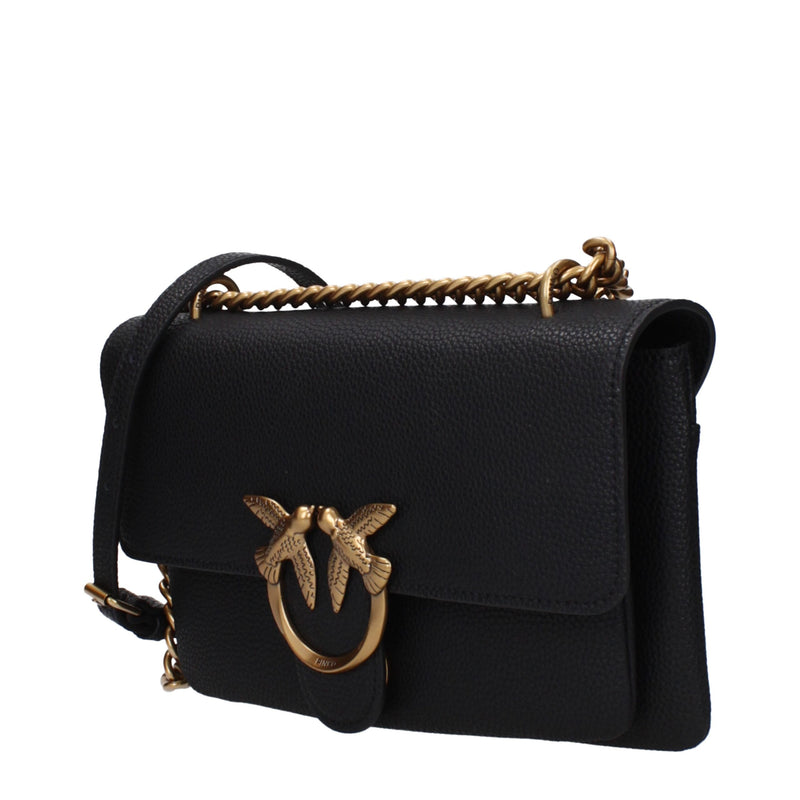 Black Leather Crossbody Bags