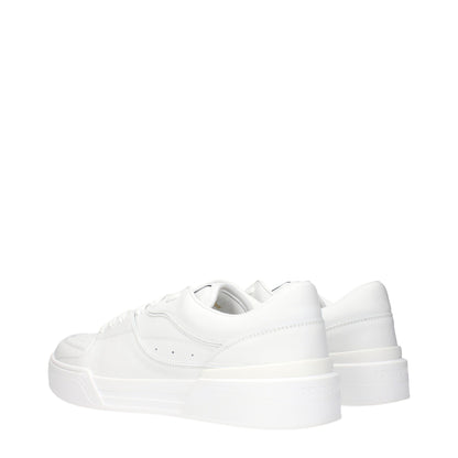 White Leather Low Tops