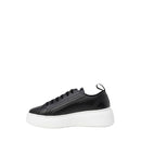 Black Artificial Leather Sneaker
