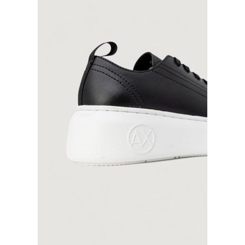 Black Artificial Leather Sneaker