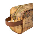 Beige Cotton Clutch Bag