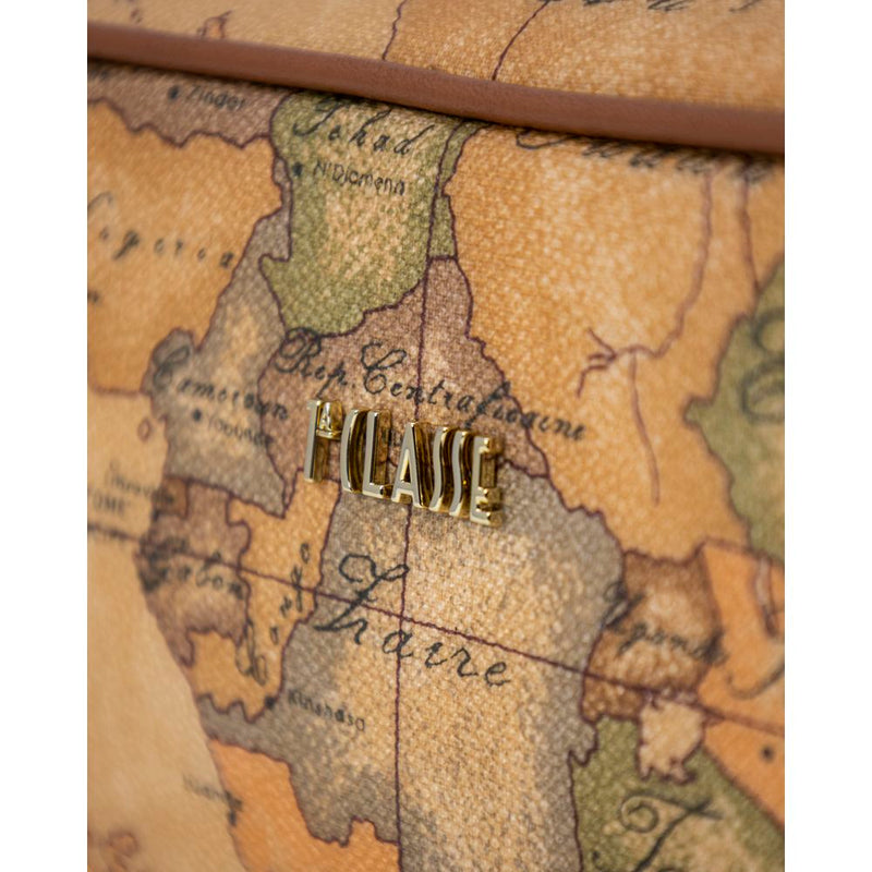 Beige Cotton Clutch Bag