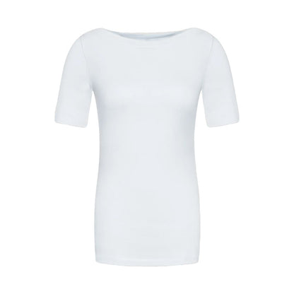 White Viscose T-Shirt