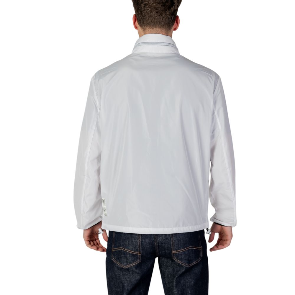 White Polyester Jackets & Coat