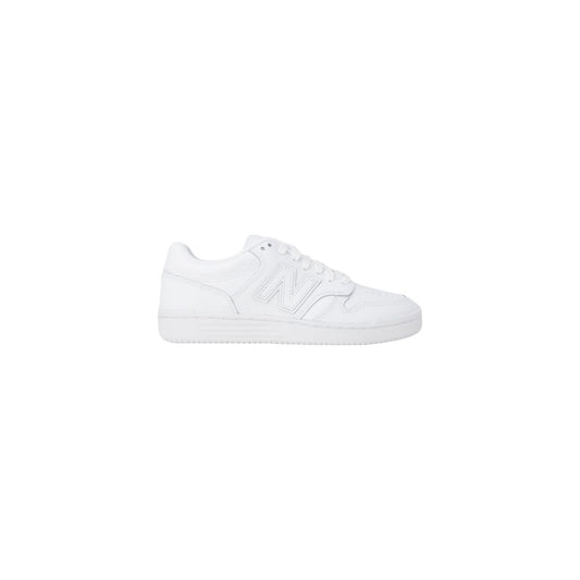 White Artificial Leather Sneaker