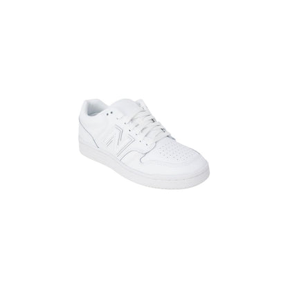 White Artificial Leather Sneaker