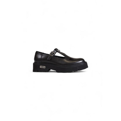 Black Leather Platform