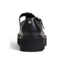 Black Leather Platform