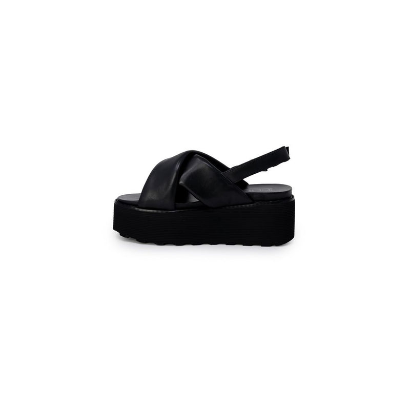 Black Leather Sandal