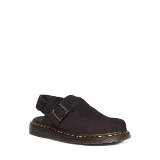 Black Suede Leather Sandal