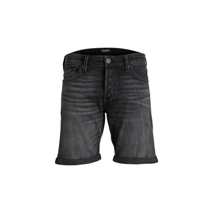 Black Cotton Bermuda