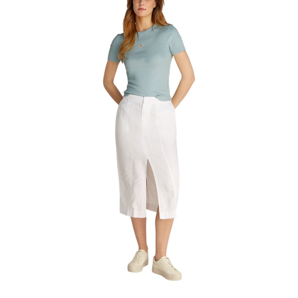 Turquoise Recycled Cotton T-Shirt