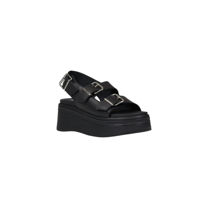 Black Leather Sandal