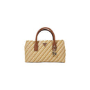 Beige Polypropylene Handbag