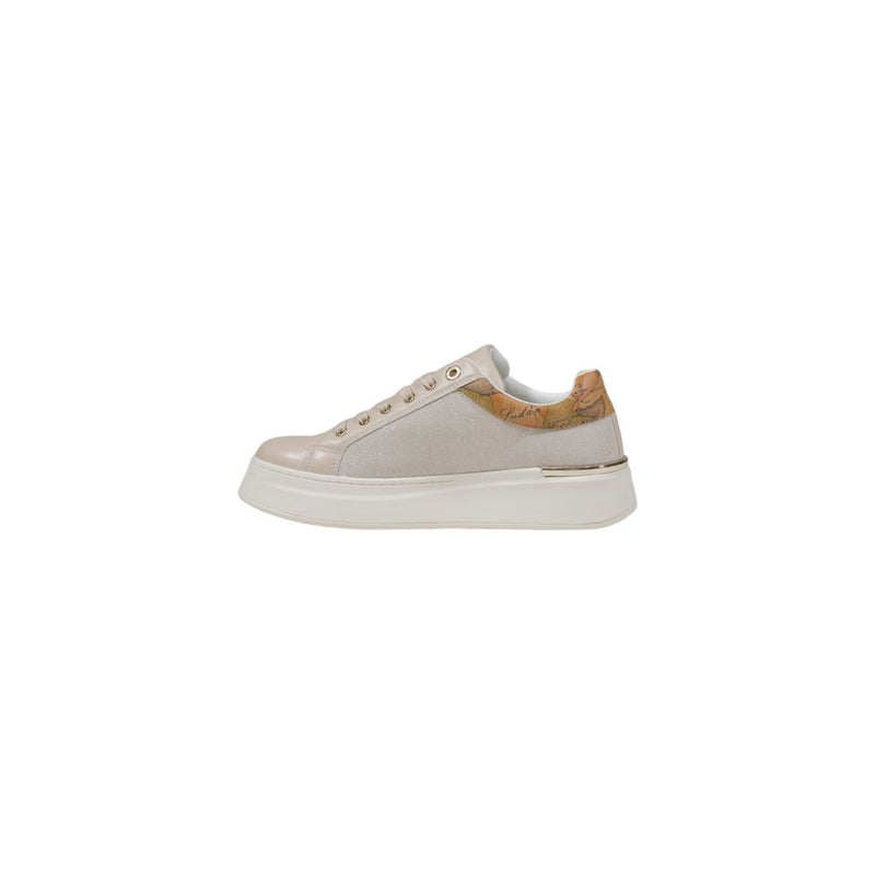 Beige Polyester Sneaker