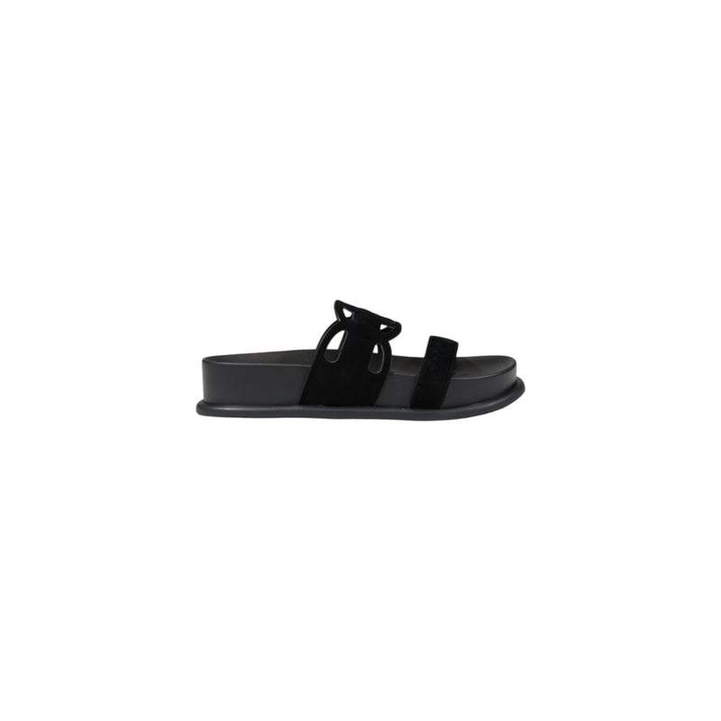 Black Leather Sandal
