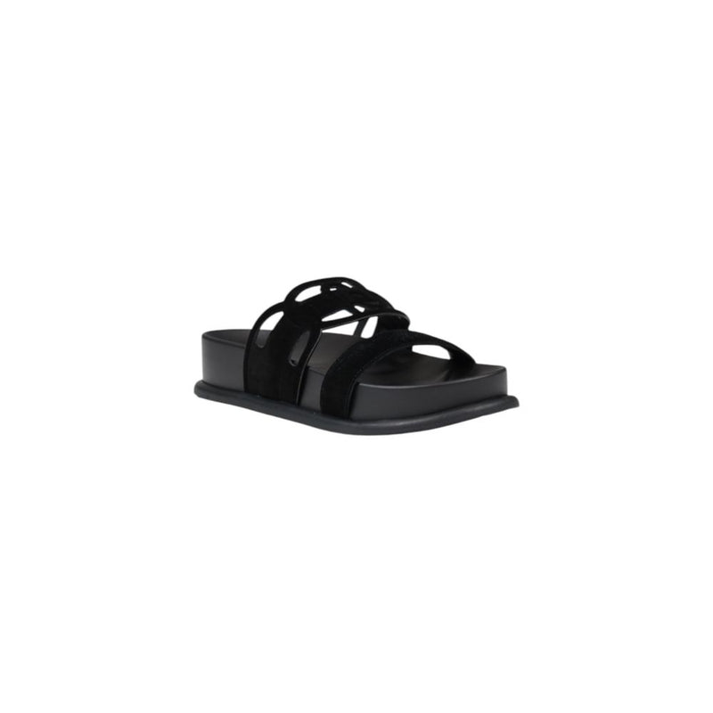 Black Leather Sandal