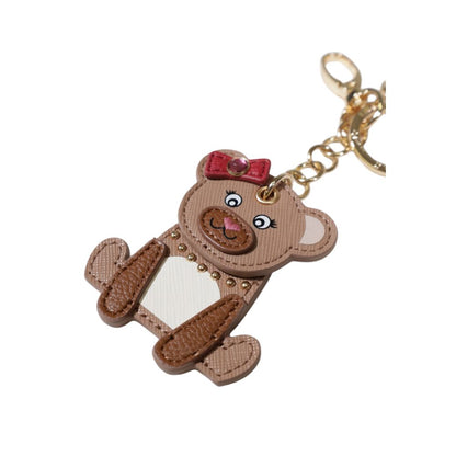 Beige Polyethylene Keychain