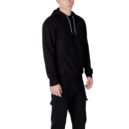 Black Cotton Hoody