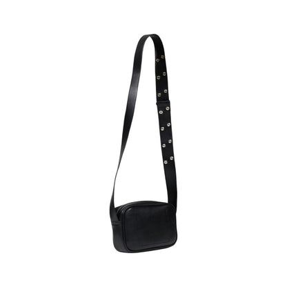 Black Polyester Handbag