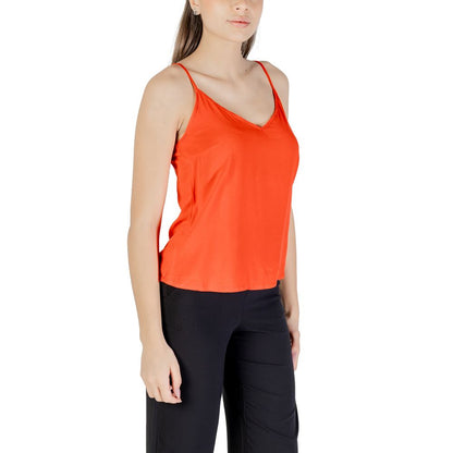 Red Viscose Tank Top