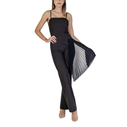 Black Polyester Jumpsuit