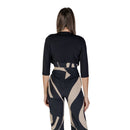 Black Polyester Sweater