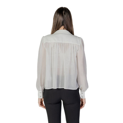 White Polyester Shirt