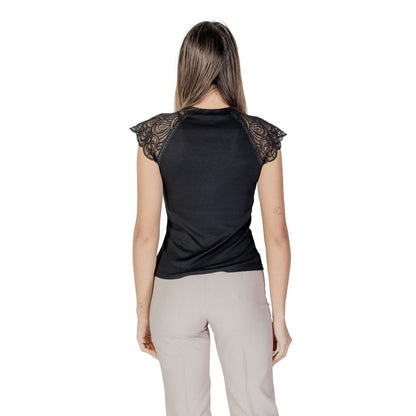 Black Recycled Polyester Tank Top