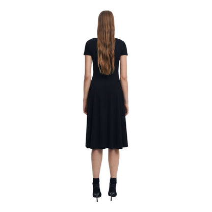 Black Cotton Midi
