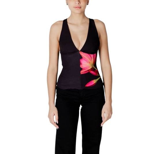 Black Polyester Top