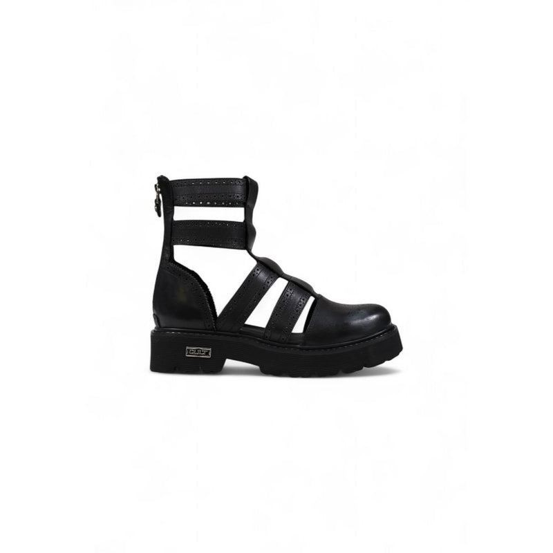 Black Leather Sandal