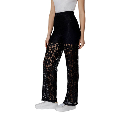 Black Polyester Pant