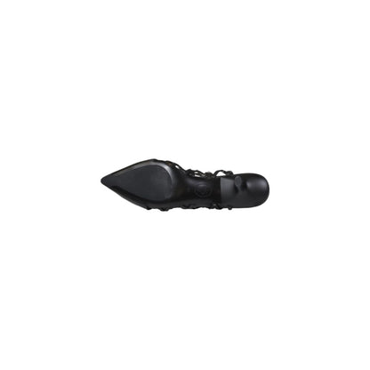 Black Leather High Heel