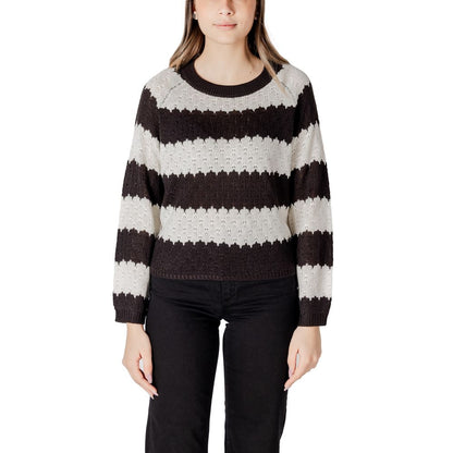 Black And White Marabou Sweater