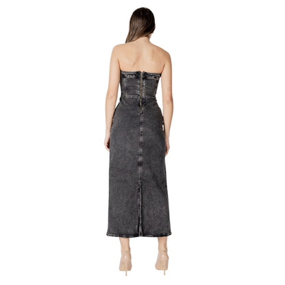 Black Cotton Midi