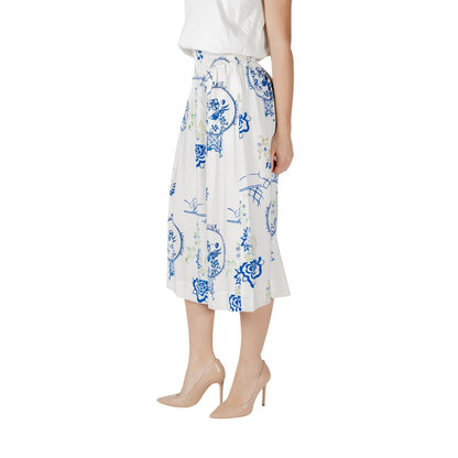 White Viscose Skirt