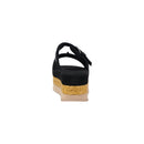 Black Suede Leather Sandal